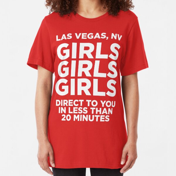LAS VEGAS TEE - GIRLS GIRLS GIRLS Slim Fit T-Shirt