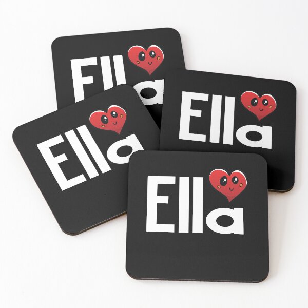 Item preview, Ella Cute Heart. My Name Is Ella! designed and sold by ProjectX23.