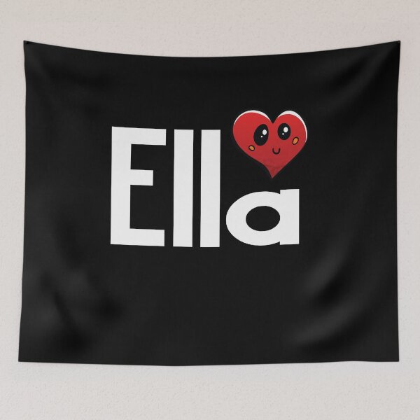 Item preview, Ella Cute Heart. My Name Is Ella! designed and sold by ProjectX23.
