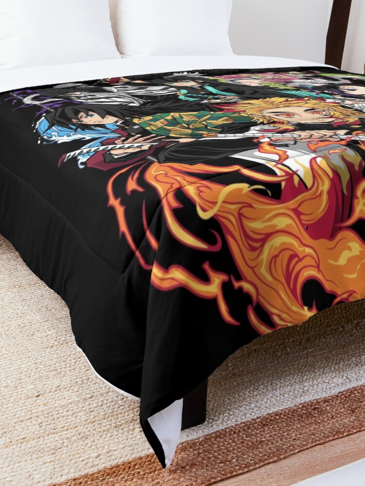 Alternate view of Hashira Demon Slayer Comforter