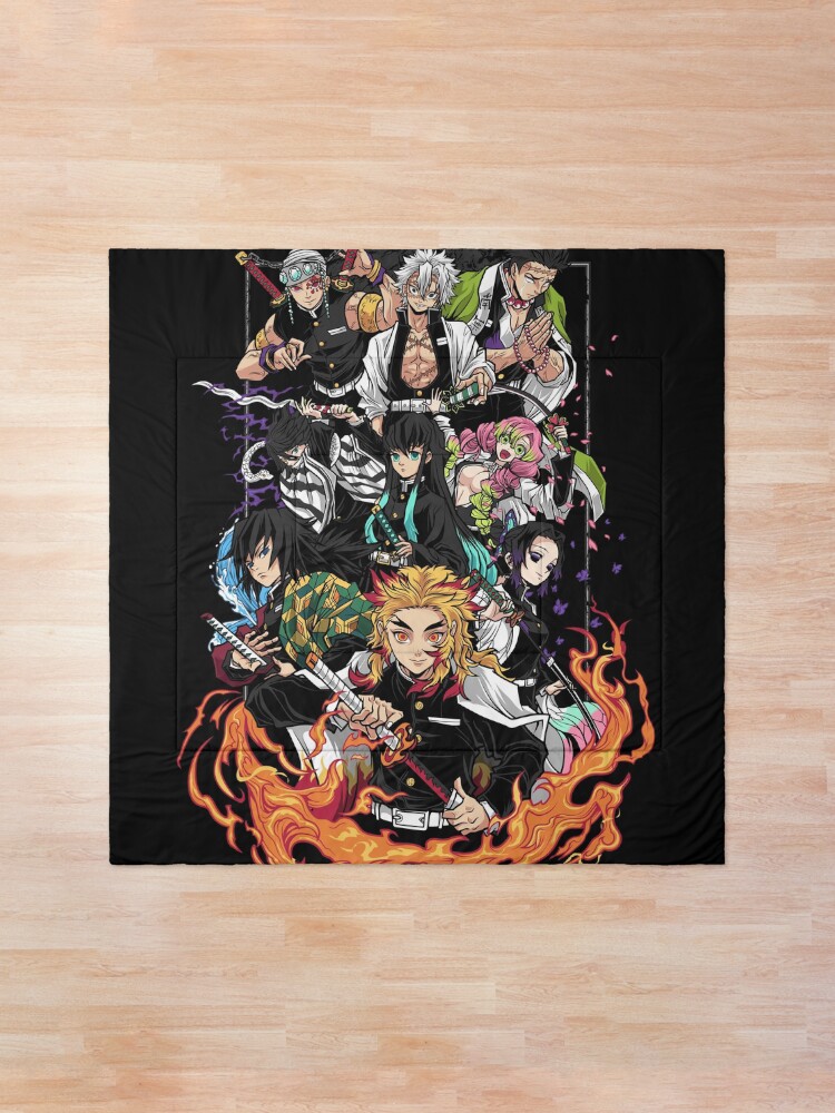 Alternate view of Hashira Demon Slayer Comforter