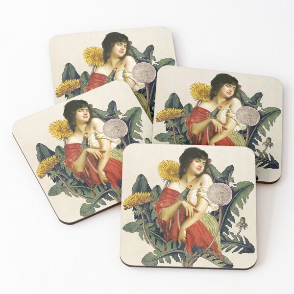 Item preview, Dandelion Girl Classic Art Collage designed and sold by KALEIDOSCOPE UK.