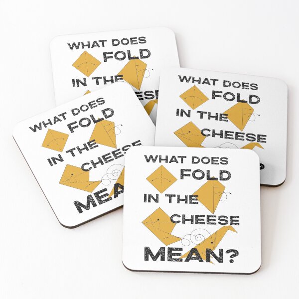 Item preview, What Does Fold The Cheese in MEAN? Schitt's Creek Cooking with David Rose and Moira Rose designed and sold by The-Goods.