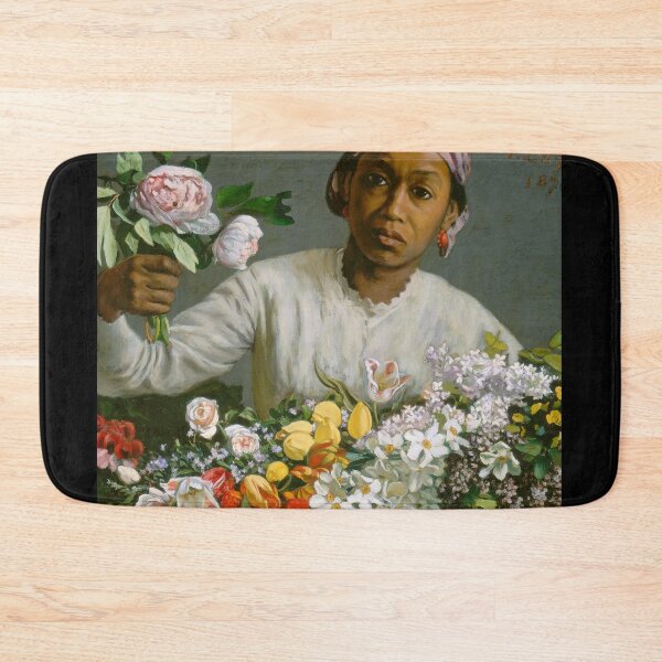 Item preview, Young Woman with Peonies Frederic  Bazille designed and sold by conceptDVS.