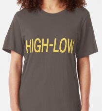 Kaiji; High-Low Slim Fit T-Shirt