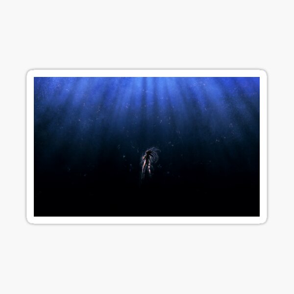 Deep Blue Sticker