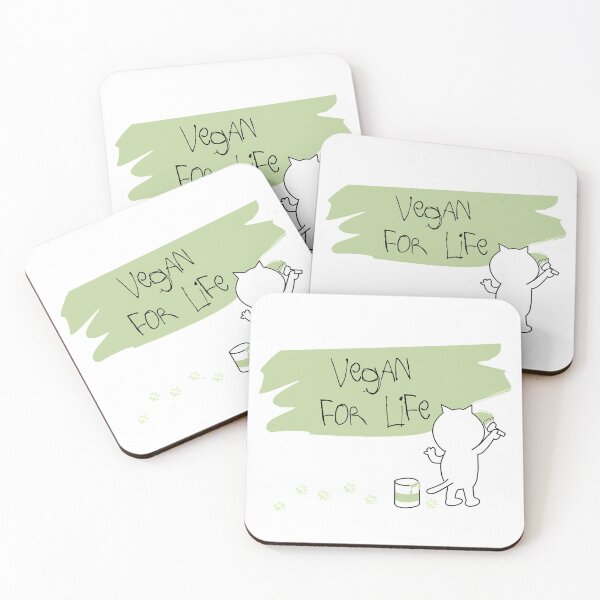 Item preview, Vegan for life Cat designed and sold by Annie Nader.