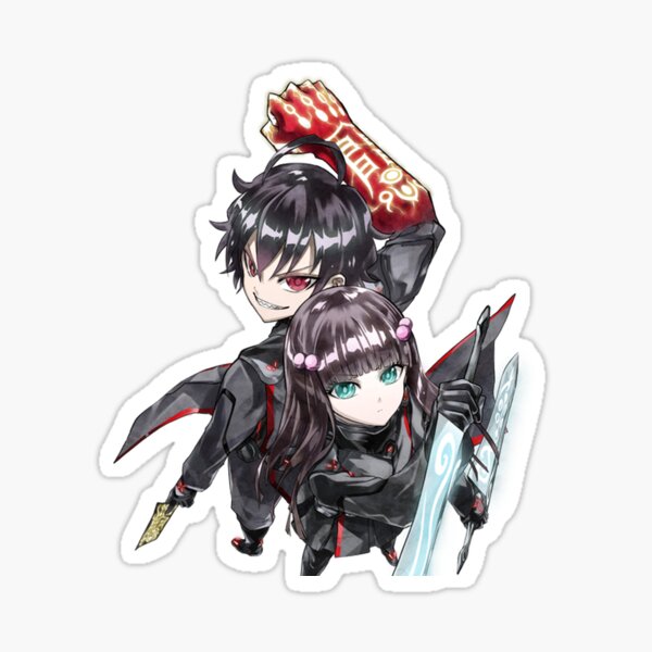 Benio x Rokuro <3 - Twin star exorcist Sticker for Sale by