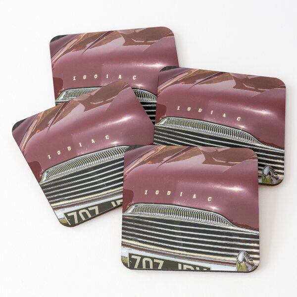 Item preview, The front of a maroon 1961 Ford Zodiac on display at a car show designed and sold by Graham Cornall.