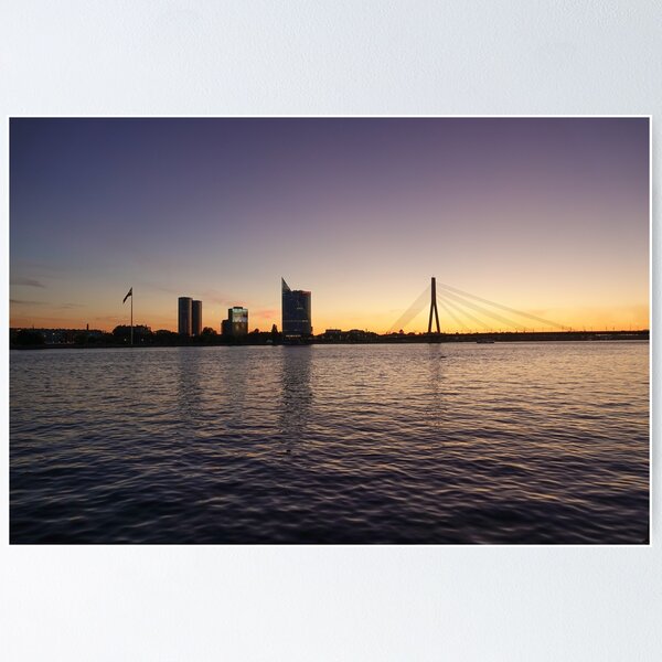 Item preview, Riga at sunset  designed and sold by AmyPhotographer.