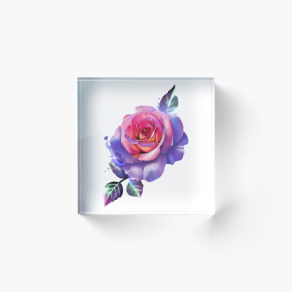Item preview, Watercolour Rainbow Rose designed and sold by CharliFaure.