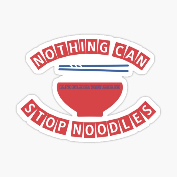 Noodles May Sticker