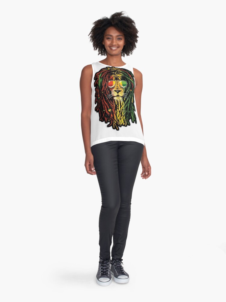 Bob marley 2025 sleeveless t-shirt