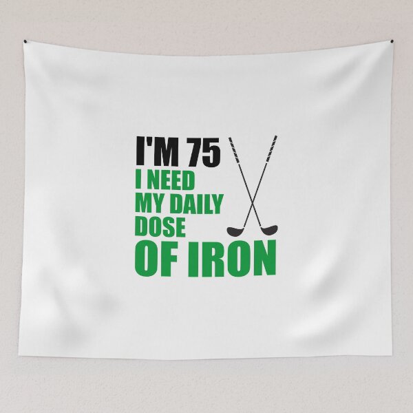 Item preview, 75 Daily Dose Of Iron Golf Clubs designed and sold by jaycartoonist.