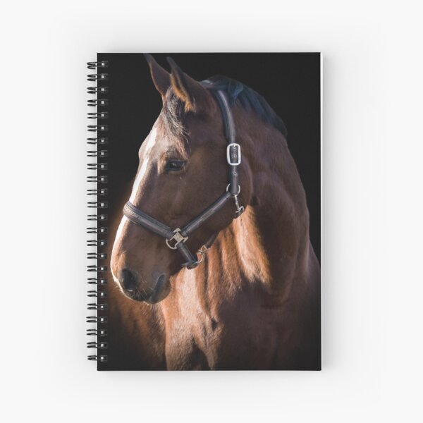 La photographie de portrait de cheval brun Cahier à spirale