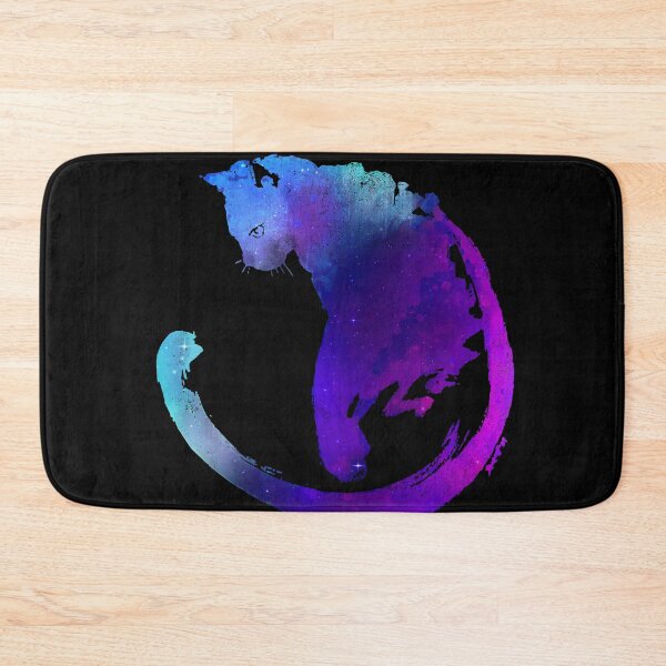 Item preview, Cat galaxy I cat watercolor universe designed and sold by ChrisFeil.