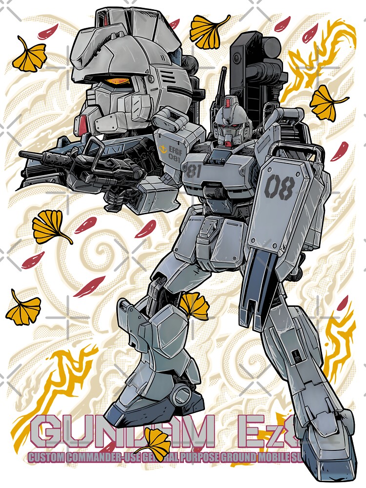 Gundam Ez8 Kids T Shirt By Awanndus Redbubble