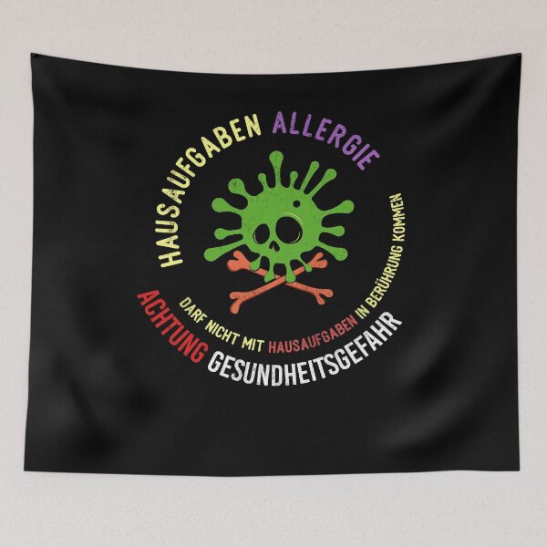Item preview, Homework Allergy I Funny for school and university designed and sold by ChrisFeil.