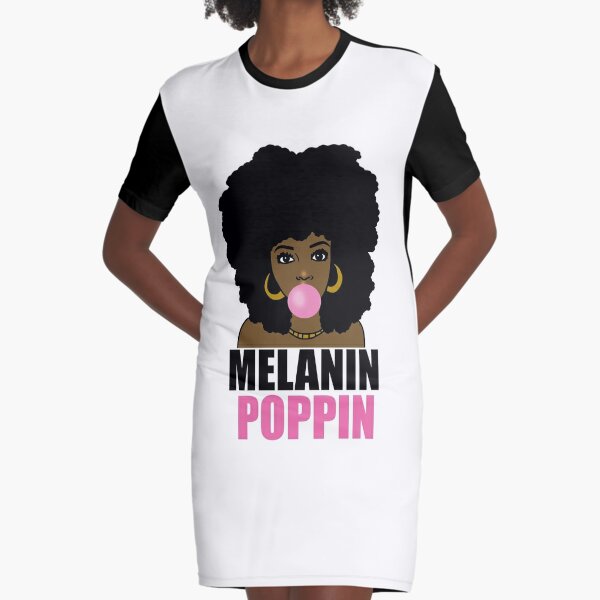 Dripping Melanin Black Girl Magic African Queen Diva Drip T-Shirt
