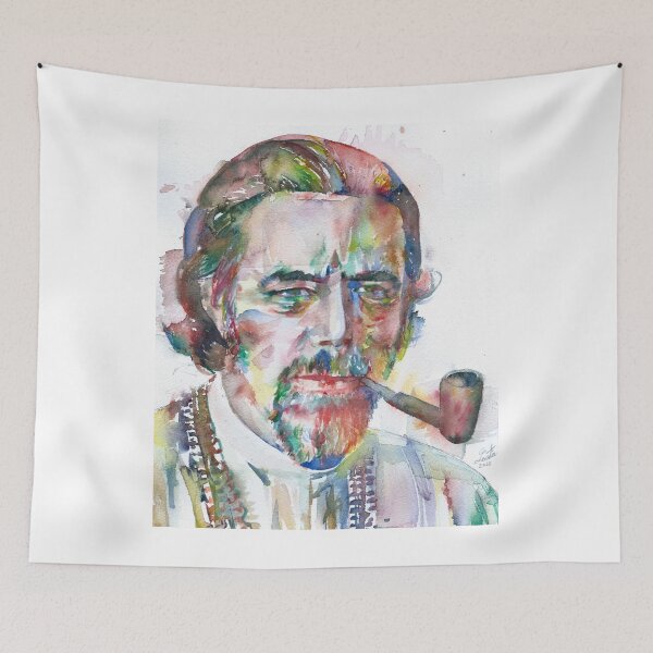 Item preview, ALAN WATTS watercolor portrait.14 designed and sold by lautir.