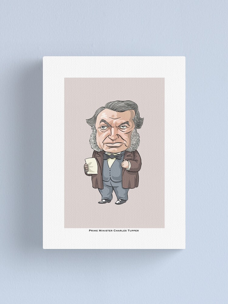 "Sir Charles Tupper" Canvas Print For Sale By MacKaycartoons | Redbubble