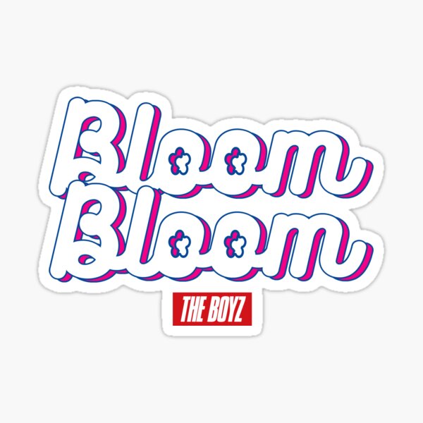 The Boyz Bloom Bloom Kpop Hd Logo Sticker For Sale By Kpopverse2 Redbubble