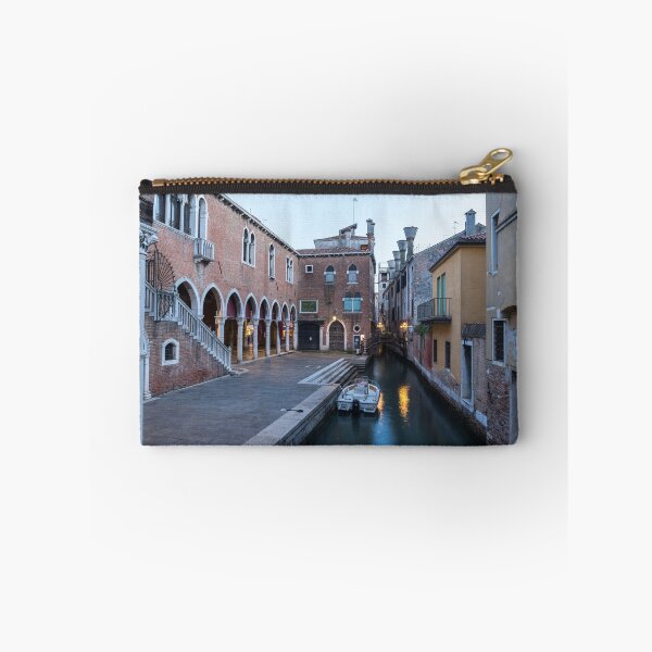 Item preview, Slow Dusk in Venice Italy - Rialto Fish Market Canal Loading Dock designed and sold by Georgia Mizuleva.
