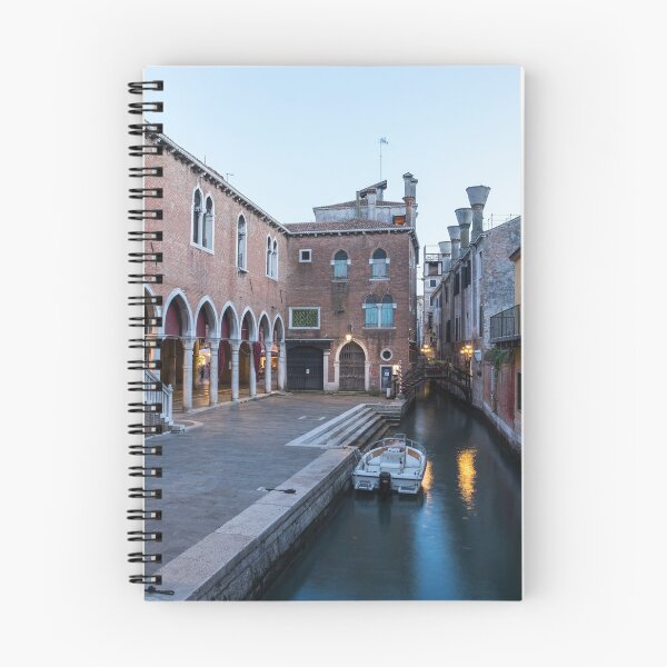 Item preview, Slow Dusk in Venice Italy - Rialto Fish Market Canal Loading Dock designed and sold by Georgia Mizuleva.