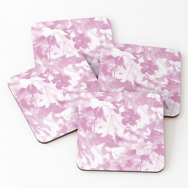 Item preview, Hibiscus and leaves. Pink. designed and sold by MindTravel.
