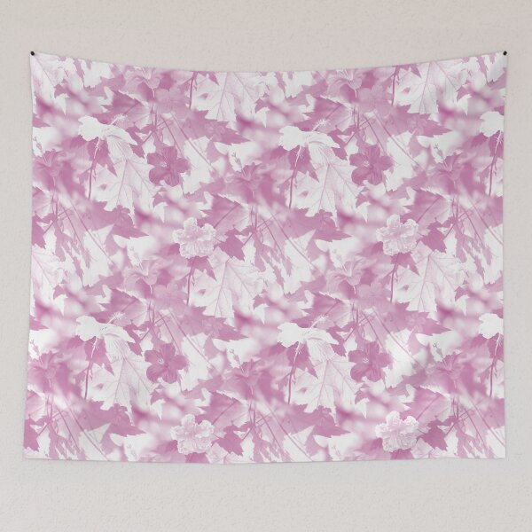 Item preview, Hibiscus and leaves. Pink. designed and sold by MindTravel.