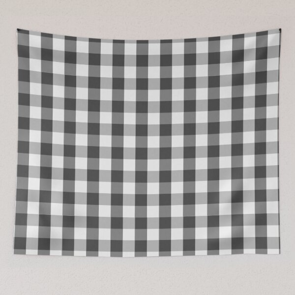 Item preview, Black and White Buffalo Check Plaid designed and sold by Minnie777.