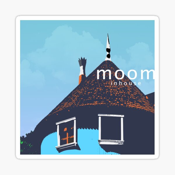 moom inhouse Sticker