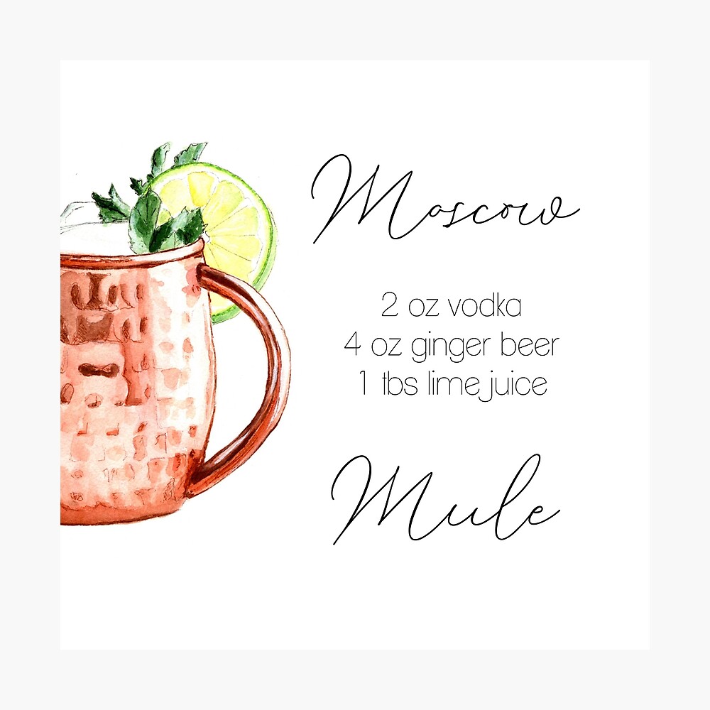 moscow-mule-recipe-greeting-card-for-sale-by-paperoni-redbubble