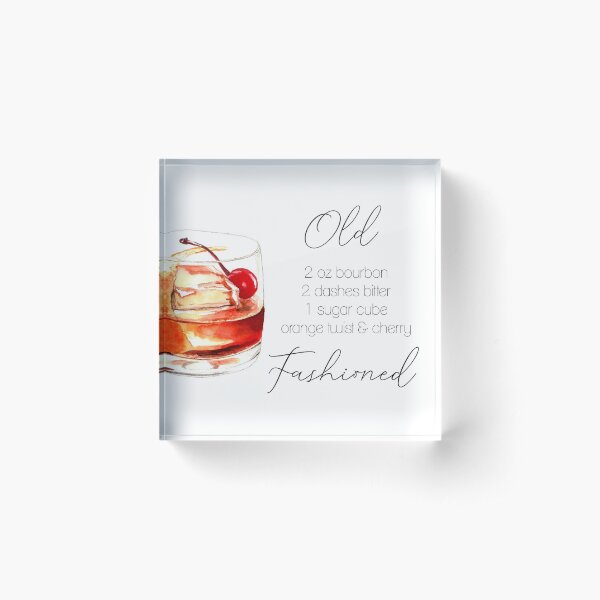 Item preview, Old Fashioned Recipe designed and sold by Feeling Artsy.