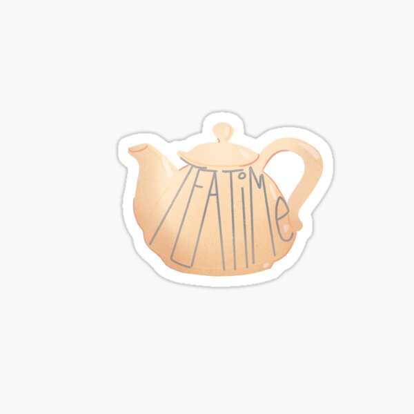 Cute Tea Kettle Sticker for Sale by artofood