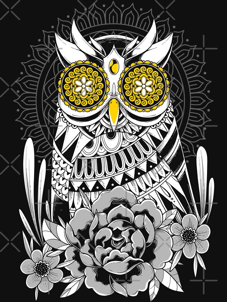 Golden Eyes Owl by GODZILLARGE