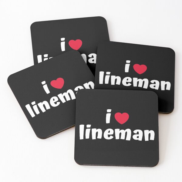 Item preview, I Love Lineman Pattern Version designed and sold by cooldest.