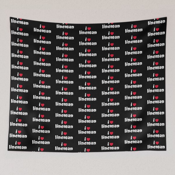 Item preview, I Love Lineman Pattern Version designed and sold by cooldest.