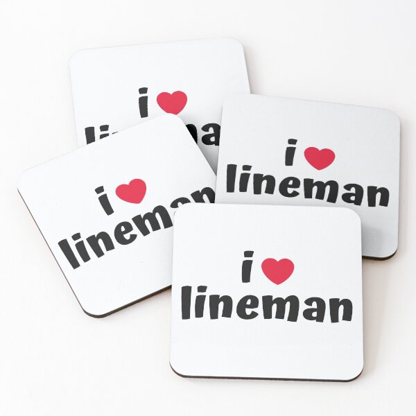Item preview, I Love Lineman Pattern Version designed and sold by cooldest.