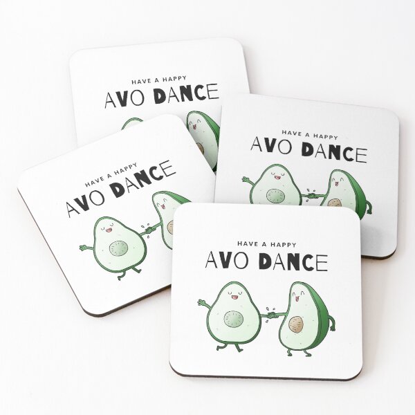 Item preview, Cute Funny Avocado Dancing  designed and sold by chihaiprints.