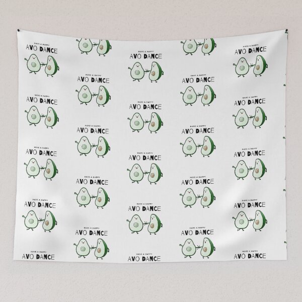 Item preview, Cute Funny Avocado Dancing designed and sold by chihaiprints.