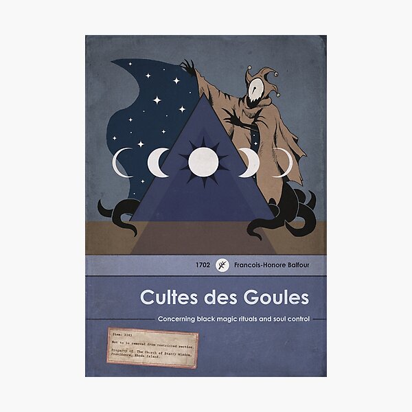 Cultes des Goules Photographic Print