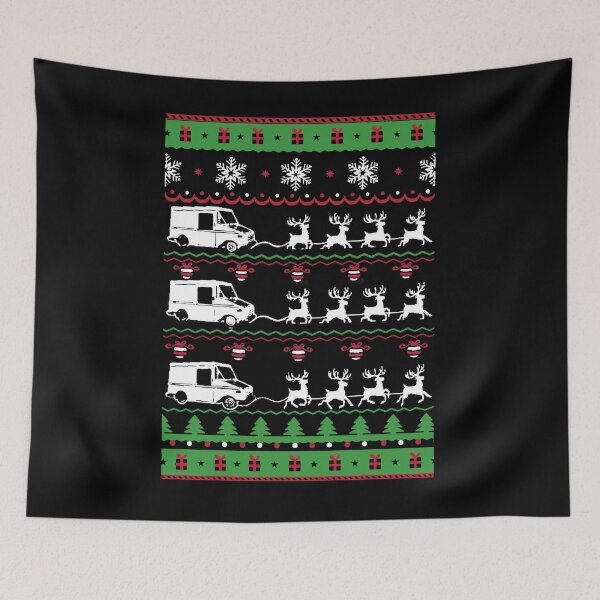 Item preview, Mail Carrier Ugly Christmas Sweater Funny Gift designed and sold by TooFlyDesign.
