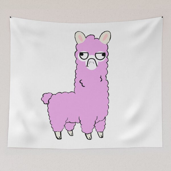 Item preview, Derpy Ilama is tired of your stuff Dark Pink designed and sold by OctaviousRex197.
