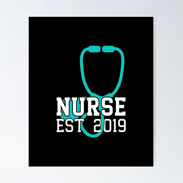Artikelvorschau, Krankenschwester EST 2019 Nursing School Geschenk entworfen und verkauft von TooFlyDesign.