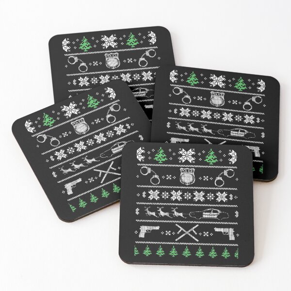 Item preview, Police Christmas Ugly Sweater Gift designed and sold by TooFlyDesign.
