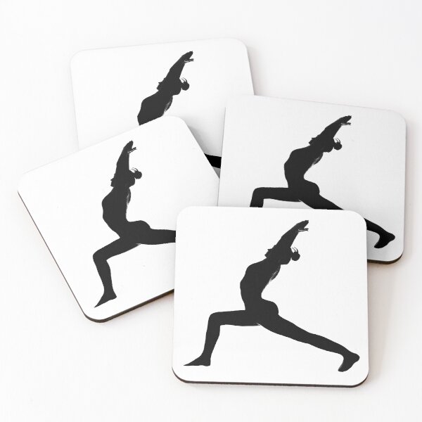 Item preview, Yoga Pose Warrior 1 designed and sold by SadSacDesigns.