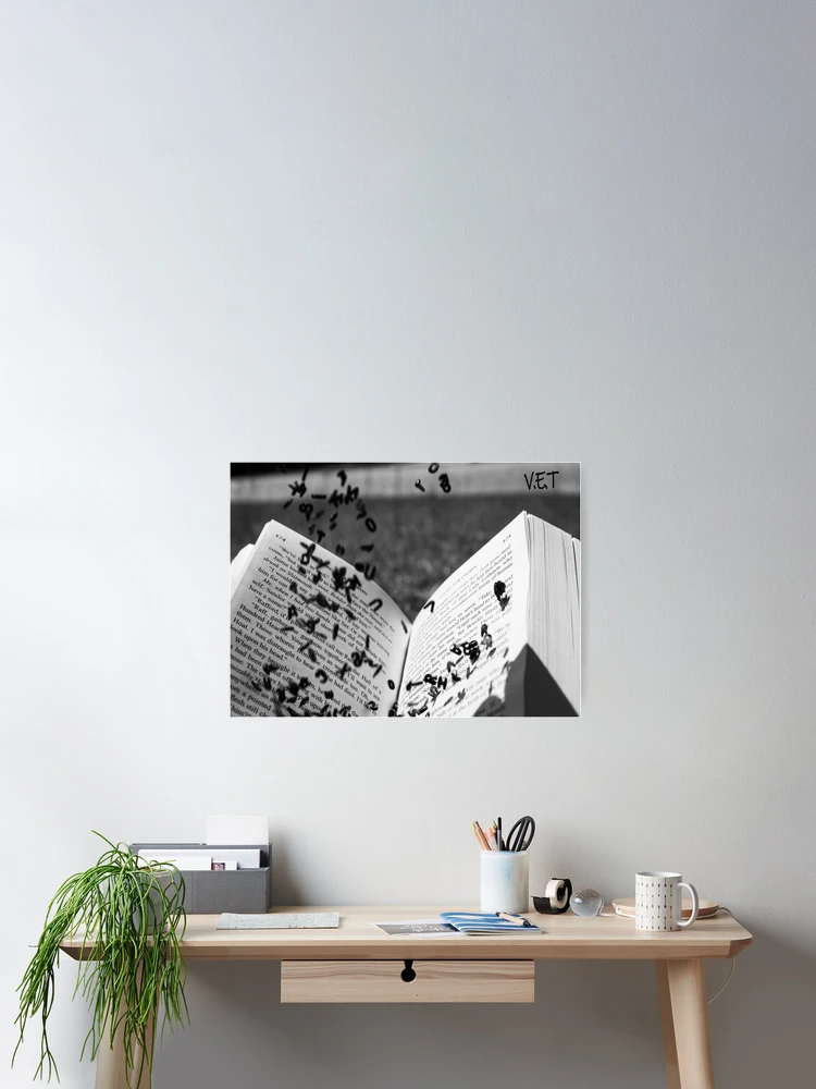 Thumbnail 2 of 3, Poster, Falling Letters designed and sold by ValueEveryThing.