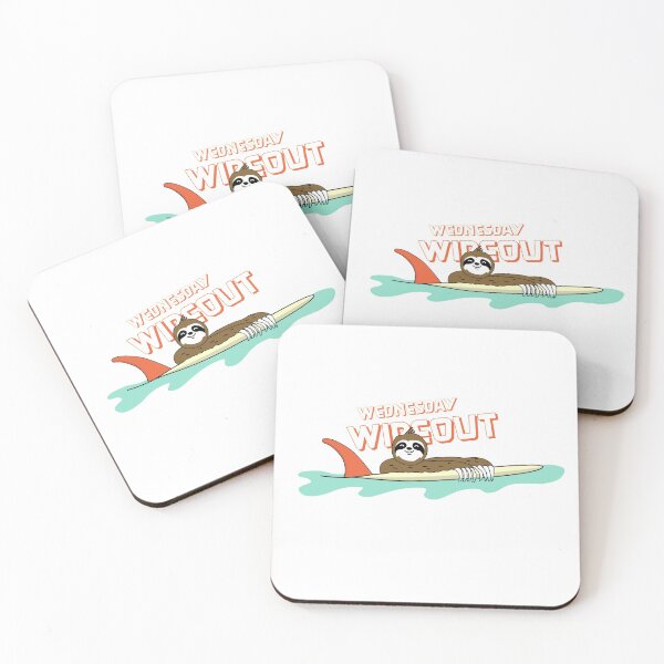 Item preview, Surfer Sloth Wiping Out on Surfboard designed and sold by mermaids001.