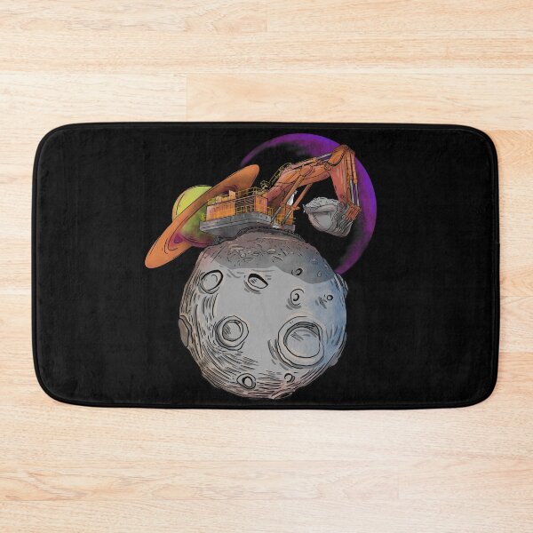Item preview, Excavator on the moon designed and sold by damnoverload.